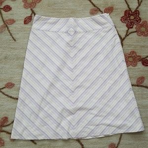 Banana republic a line chevron skirt